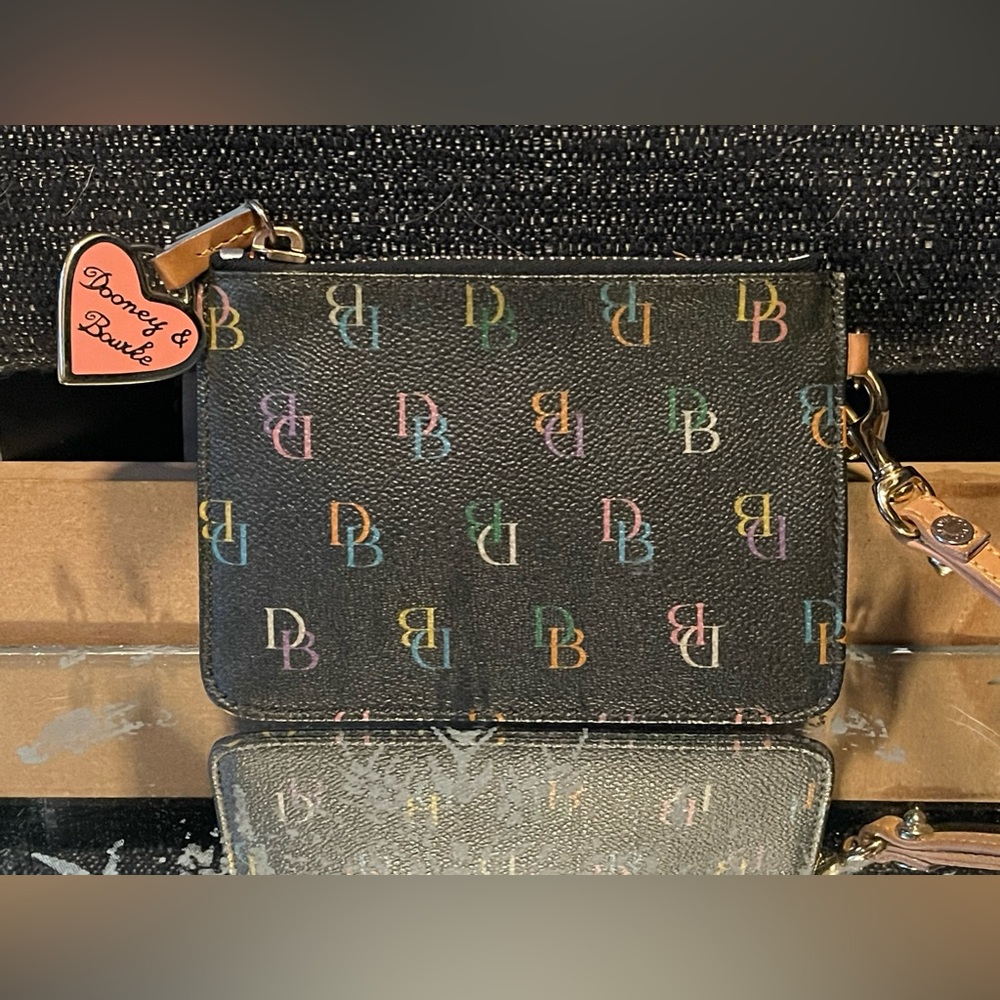Dooney & Bourke Rainbow Zipper Wristlet
